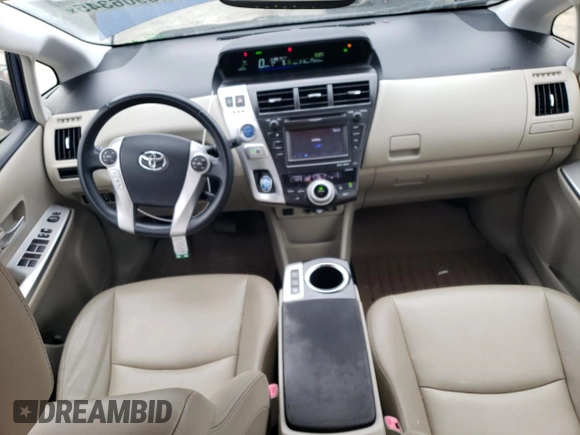 2013 Toyota Prius Two with VIN JTDZN3EU0D3207420, listed as a Copart auction lot 46906345 with 173,852 mi miles and Salvage Title. Bid and sale history available at DreamBid. Image 8.