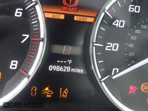 2019 Acura TLX with VIN 19UUB2F37KA003453, listed as a IAAI auction lot 40719757 with 98,628 mi miles and . Bid and sale history available at DreamBid. Image 7.