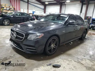 2017 Mercedes-Benz E-Class AMG E 43 with VIN WDDZF6EBXHA203685, listed as a Copart auction lot 85299274 with 135,518 mi miles and Salvage Title. Bid and sale history available at carsss.com. Image 1.