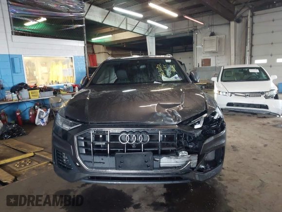2019 Audi Q8 Premium Plus with VIN WA1BVAF10KD010002, listed as a IAAI auction lot 42326499 with 68,585 mi miles and . Bid and sale history available at DreamBid. Image 12.
