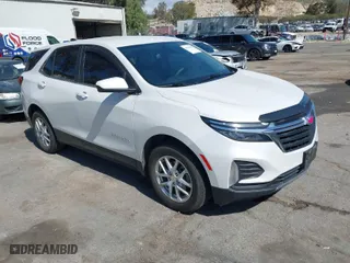 2023 Chevrolet Equinox LT with VIN 3GNAXUEG7PS172338, listed as a IAAI auction lot 41546330 with 50,473 mi miles. Bid and sale history available at carsss.com. Image 1.