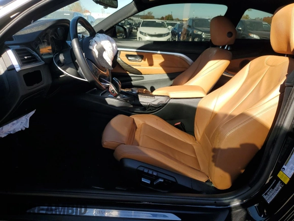 2019 BMW 4 Series 430i with VIN WBA4W3C56KAF92378, listed as a Copart auction lot 77794134 with 53,064 mi miles and Salvage Title. Bid and sale history available at carsss.com. Image 7.