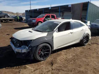 2019 Honda Civic Type R Touring z VIN SHHFK8G73KU201741, wystawiony jako Copart lot #43377445 z przebiegiem 76 807 mil mil oraz Szkoda całkowita • Salvage title. Historia ofert i sprzedaży dostępna na DreamBid. Obrazek 1.