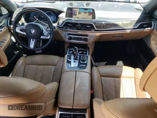 2018 BMW 7 Series M760i xDrive with VIN WBA7H6C51JG614580, listed as a Copart auction lot 65748304 with 46,801 mi miles and Clean Title. Bid and sale history available at carsss.com. Image 8.