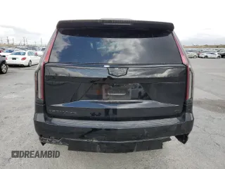 2023 Cadillac Escalade 4WD Premium Luxury with VIN 1GYS4BKL5PR388049, listed as a Copart auction lot 54626395 with 28,152 mi miles and Salvage title. Bid and sale history available at DreamBid. Image 6.