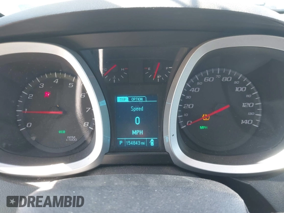 2013 Chevrolet Equinox LS with VIN 2GNALBEK6D1268103, listed as a IAAI auction lot 41867967 with 154,843 mi miles. Bid and sale history available at carsss.com. Image 7.
