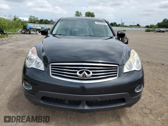 2010 Infiniti EX Journey with VIN JN1AJ0HR3AM755015, listed as a Copart auction lot 60928545 with 127,405 mi miles and Salvage title. Bid and sale history available at DreamBid. Image 5.