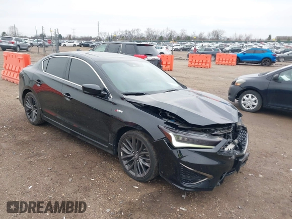 2022 Acura ILX Premium with VIN 19UDE2F83NA007359, listed as a IAAI auction lot 42012805 with 24,564 mi miles and . Bid and sale history available at DreamBid. Image 1.
