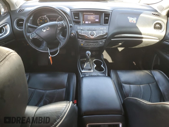2017 Infiniti QX60 with VIN 5N1DL0MN7HC506235, listed as a Copart auction lot 46171385 with 116,527 mi miles and Salvage Title. Bid and sale history available at carsss.com. Image 8.