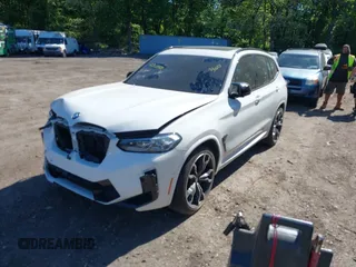 2022 BMW X3 M with VIN 5YM13EC05N9J35019, listed as a IAAI auction lot 42303329 with 44,972 mi miles and . Bid and sale history available at DreamBid. Image 18.