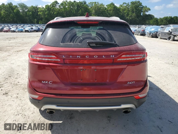2018 Lincoln MKC Select with VIN 5LMCJ2C95JUL21468, listed as a Copart auction lot 51930305 with 20,958 mi miles and Salvage Title. Bid and sale history available at DreamBid. Image 6.