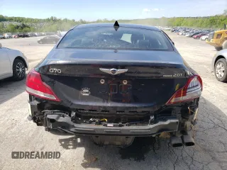 2019 Genesis G70 Advanced z VIN KMTG44LA2KU030841, wystawiony jako Copart lot #55983655 z przebiegiem 64 055 mil mil oraz Szkoda całkowita • Salvage title. Historia ofert i sprzedaży dostępna na DreamBid. Obrazek 6.