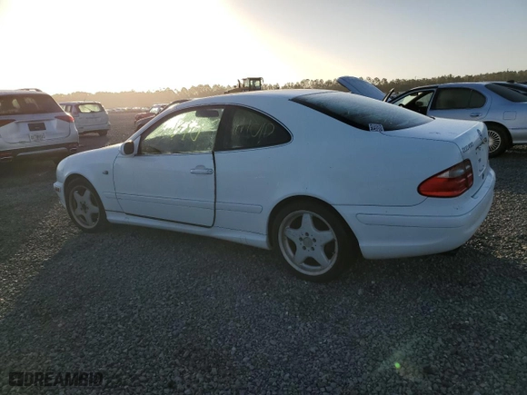1999 Mercedes-Benz CLK-Class with VIN WDBLJ70G0XF054064, listed as a Copart auction lot 78911454 with 0 mi miles and Salvage Title. Bid and sale history available at carsss.com. Image 2.