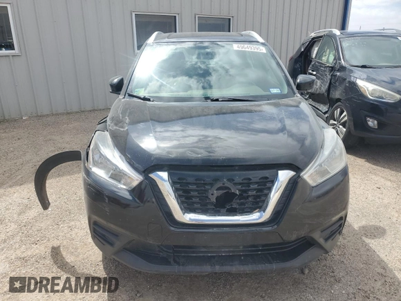 2019 Nissan Kicks S with VIN 3N1CP5CU9KL546289, listed as a Copart auction lot 49649395 with 103,533 mi miles and Salvage Title. Bid and sale history available at carsss.com. Image 5.