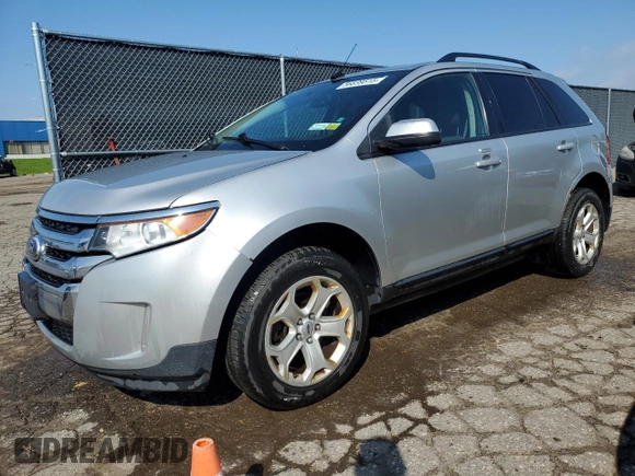2014 Ford Edge SEL z VIN 2FMDK4JC7EBA26365, wystawiony jako Copart lot #56839515 z przebiegiem 215 209 mil mil oraz Czysty tytuł • Clean title. Historia ofert i sprzedaży dostępna na DreamBid. Obrazek 1.