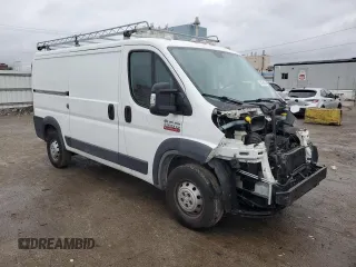 2018 Ram ProMaster Cargo with VIN 3C6TRVAG5JE122753, listed as a Copart auction lot 78784904 with 142,856 mi miles and Salvage Title. Bid and sale history available at DreamBid. Image 4.