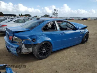 2002 BMW 3 Series M3 with VIN WBSBL93412JR13942, listed as a Copart auction lot 50762845 with Not Provided miles and Salvage Title. Bid and sale history available at DreamBid. Image 3.
