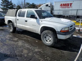 2002 Dodge Dakota Sport with VIN 1B7HG38NX2S637243, listed as a Copart auction lot 45389675 with 173,333 mi miles and Salvage Title. Bid and sale history available at carsss.com. Image 4.
