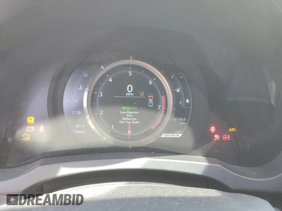 2017 Lexus IS 350 with VIN JTHBE1D23H5030120, listed as a Copart auction lot 50445265 with 167,466 mi miles and Salvage title. Bid and sale history available at DreamBid. Image 9.