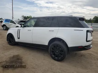 2024 Land Rover Range Rover SE with VIN SALKPBFU4RA209767, listed as a Copart auction lot 55828995 with 15,212 mi miles and Salvage title. Bid and sale history available at DreamBid. Image 2.