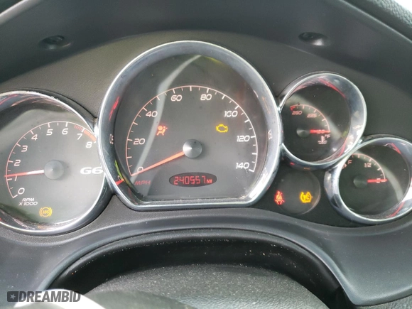 2008 Pontiac G6 with VIN 1G2ZG57B084190284, listed as a Copart auction lot 48591415 with 240,557 mi miles and Salvage Title. Bid and sale history available at carsss.com. Image 9.