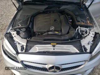 2021 Mercedes-Benz C 300 with VIN W1KWF8DB1MR604683, listed as a Copart auction lot 55934465 with Not provided miles and Salvage title. Bid and sale history available at DreamBid. Image 11.
