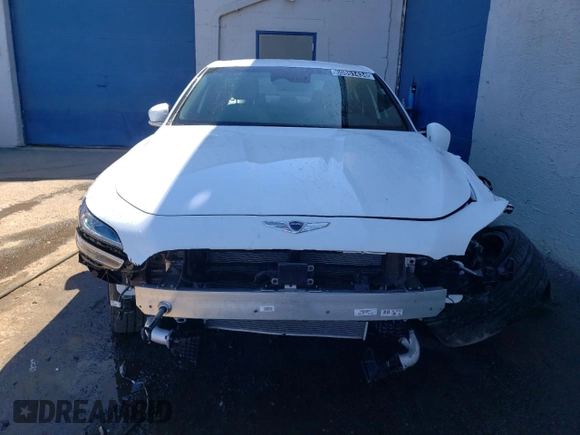 2023 Genesis G70 2.0T with VIN KMTG34TA9PU129246, listed as a Copart auction lot 60851434 with 12,407 mi miles and Non Repairable. Bid and sale history available at DreamBid. Image 5.