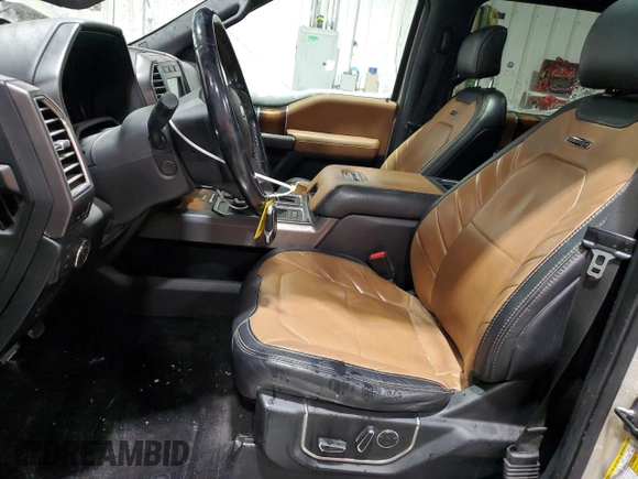 2017 Ford F-150 XL with VIN 1FTEW1EG1HFA53931, listed as a Copart auction lot 44561815 with 134,268 mi miles and Salvage Title. Bid and sale history available at carsss.com. Image 7.