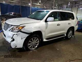 2011 Lexus LX 570 with VIN JTJHY7AX9B4055636, listed as a Copart auction lot 48904494 with 332,981 mi miles and Clean title. Bid and sale history available at DreamBid. Image 1.