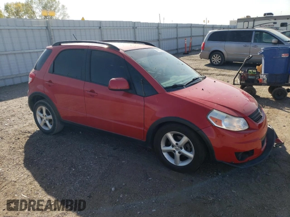 2008 Suzuki SX4 with VIN JS2YB413585105781, listed as a Copart auction lot 74695774 with 110,079 mi miles and Salvage Title. Bid and sale history available at carsss.com. Image 4.