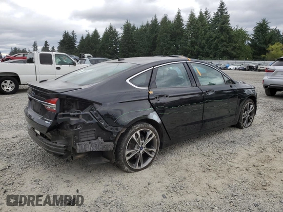 2017 Ford Fusion Titanium with VIN 3FA6P0D93HR389152, listed as a Copart auction lot 62600135 with 147,645 mi miles and Salvage title. Bid and sale history available at DreamBid. Image 3.