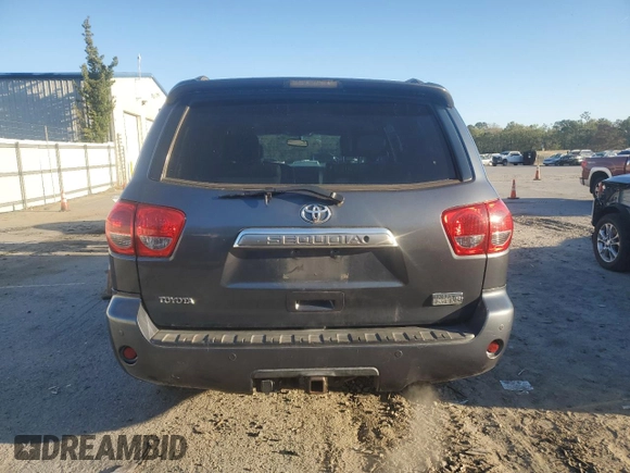 2008 Toyota Sequoia Platinum with VIN 5TDBY67A28S015501, listed as a Copart auction lot 50606515 with 0 mi miles and Clean Title. Bid and sale history available at carsss.com. Image 6.