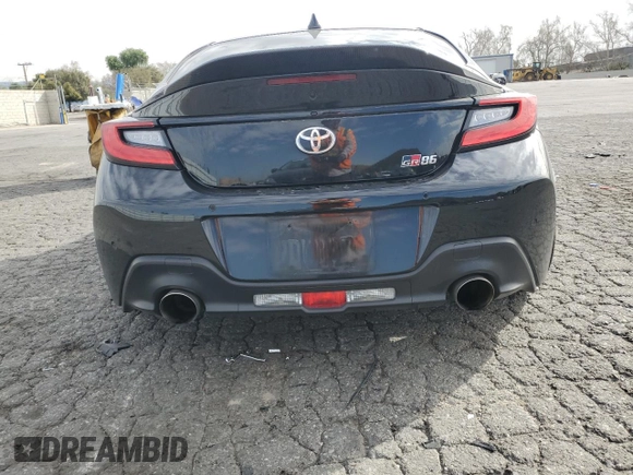 2023 Toyota 86 with VIN JF1ZNBC13P8753032, listed as a Copart auction lot 46188405 with 63,130 mi miles and Salvage Title. Bid and sale history available at DreamBid. Image 6.
