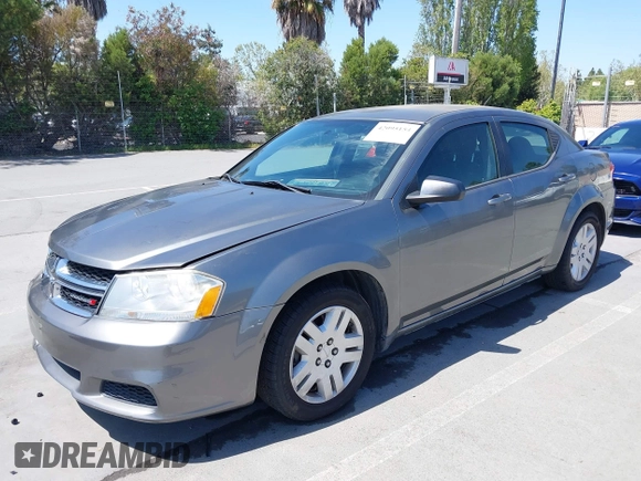 2012 Dodge Avenger SE with VIN 1C3CDZAB7CN270490, listed as a IAAI auction lot 42095154 with 168,566 mi miles. Bid and sale history available at carsss.com. Image 6.