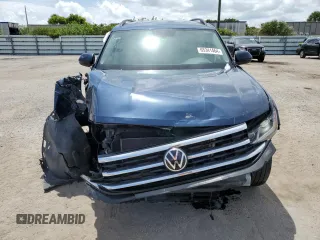 2022 Volkswagen Atlas SE with VIN 1V2WP2CA3NC554739, listed as a Copart auction lot 65341464 with 88,618 mi miles and Salvage title. Bid and sale history available at DreamBid. Image 5.