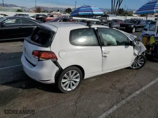 2010 Volkswagen Golf with VIN WVWBB7AJ8AW256050, listed as a Copart auction lot 82827394 with 0 mi miles and Salvage Title. Bid and sale history available at carsss.com. Image 3.
