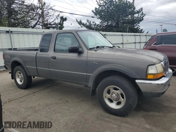 2000 Ford Ranger XLT with VIN 1FTZR15X0YPA23290, listed as a Copart auction lot 53002385 with 126,655 mi miles and Salvage Title. Bid and sale history available at carsss.com. Image 4.