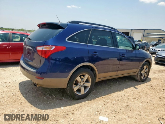 2008 Hyundai Veracruz GLS with VIN KM8NU13C68U037348, listed as a Copart auction lot 58433215 with 81,012 mi miles and Salvage title. Bid and sale history available at DreamBid. Image 3.
