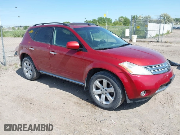 2006 Nissan Murano SL с VIN JN8AZ08T56W421845, выставлен на аукционе IAAI как лот 42431126 с пробегом 186 045 миль миль и . История ставок и продаж доступна на DreamBid. Изображение 1.