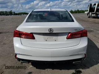 2020 Acura TLX Technology with VIN 19UUB2F45LA002554, listed as a Copart auction lot 56030465 with 62,330 mi miles and Salvage title. Bid and sale history available at DreamBid. Image 6.