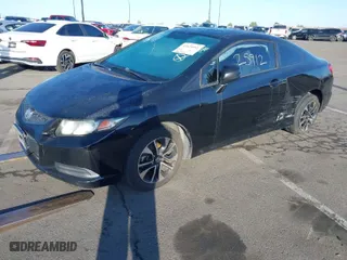 2013 Honda Civic Cpe EX with VIN 2HGFG3B86DH506316, listed as a IAAI auction lot 41625912 with 148,041 mi miles. Bid and sale history available at carsss.com. Image 2.