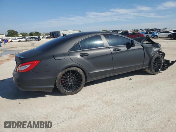 2013 Mercedes-Benz CLS 550 with VIN WDDLJ9BB7DA083512, listed as a Copart auction lot 72333244 with 102,614 mi miles and Salvage Title. Bid and sale history available at DreamBid. Image 3.