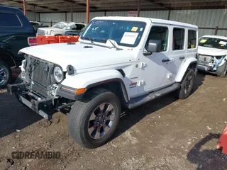 2018 Jeep Wrangler Unlimited Sahara z VIN 1C4HJXEG0JW321355, wystawiony jako IAAI lot #42343112 z przebiegiem 102 457 mil mil oraz . Historia ofert i sprzedaży dostępna na DreamBid. Obrazek 21.