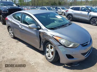 2012 Hyundai Elantra Limited with VIN KMHDH4AE1CU409385, listed as a IAAI auction lot 41985078 with 108,561 mi miles. Bid and sale history available at carsss.com. Image 6.