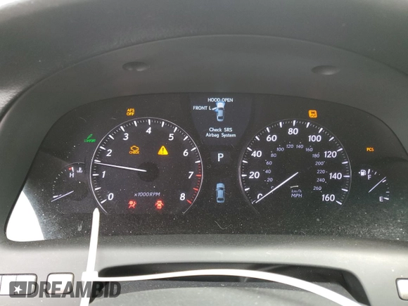 2007 Lexus LS 460 L with VIN JTHGL46F675000248, listed as a Copart auction lot 57568765 with Not provided miles and Salvage title. Bid and sale history available at DreamBid. Image 9.