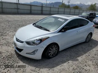 2015 Hyundai Elantra SE with VIN 5NPDH4AEXFH595205, listed as a Copart auction lot 53070235 with 92,000 mi miles and Salvage Title. Bid and sale history available at DreamBid. Image 1.