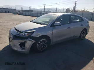 2021 Hyundai Ioniq SE z VIN KMHC75LJ5MU081761, wystawiony jako Copart lot #54931475 z przebiegiem 38 389 mil mil oraz Szkoda całkowita • Salvage title. Historia ofert i sprzedaży dostępna na DreamBid. Obrazek 1.
