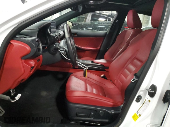 2021 Lexus IS 350 F Sport with VIN JTHGZ1E25M5019817, listed as a Copart auction lot 50634865 with 38,414 mi miles and Salvage Title. Bid and sale history available at DreamBid. Image 7.