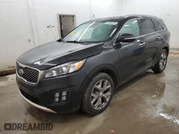 2016 Kia Sorento SXL with VIN 5XYPK4A1XGG006030, listed as a Copart auction lot 84155474 with 130,408 mi miles and Salvage Title. Bid and sale history available at carsss.com. Image 1.