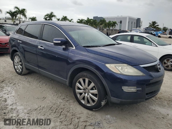 2009 Mazda CX-9 Touring with VIN JM3TB28A390179901, listed as a Copart auction lot 62850395 with 136,694 mi miles and Clean title. Bid and sale history available at DreamBid. Image 4.